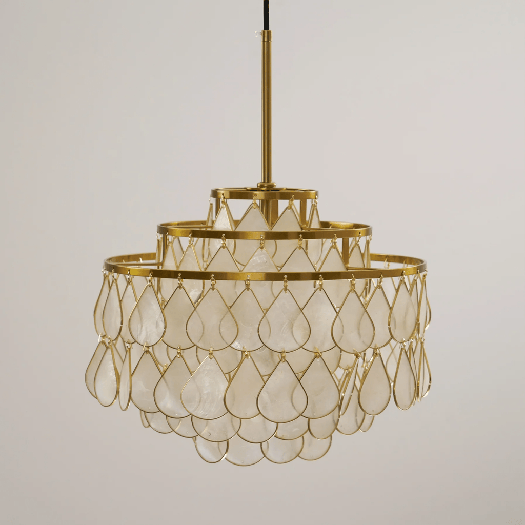 Savenwyn Shell Chandelier-Moonnatur