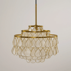 Savenwyn Shell Chandelier-Moonnatur