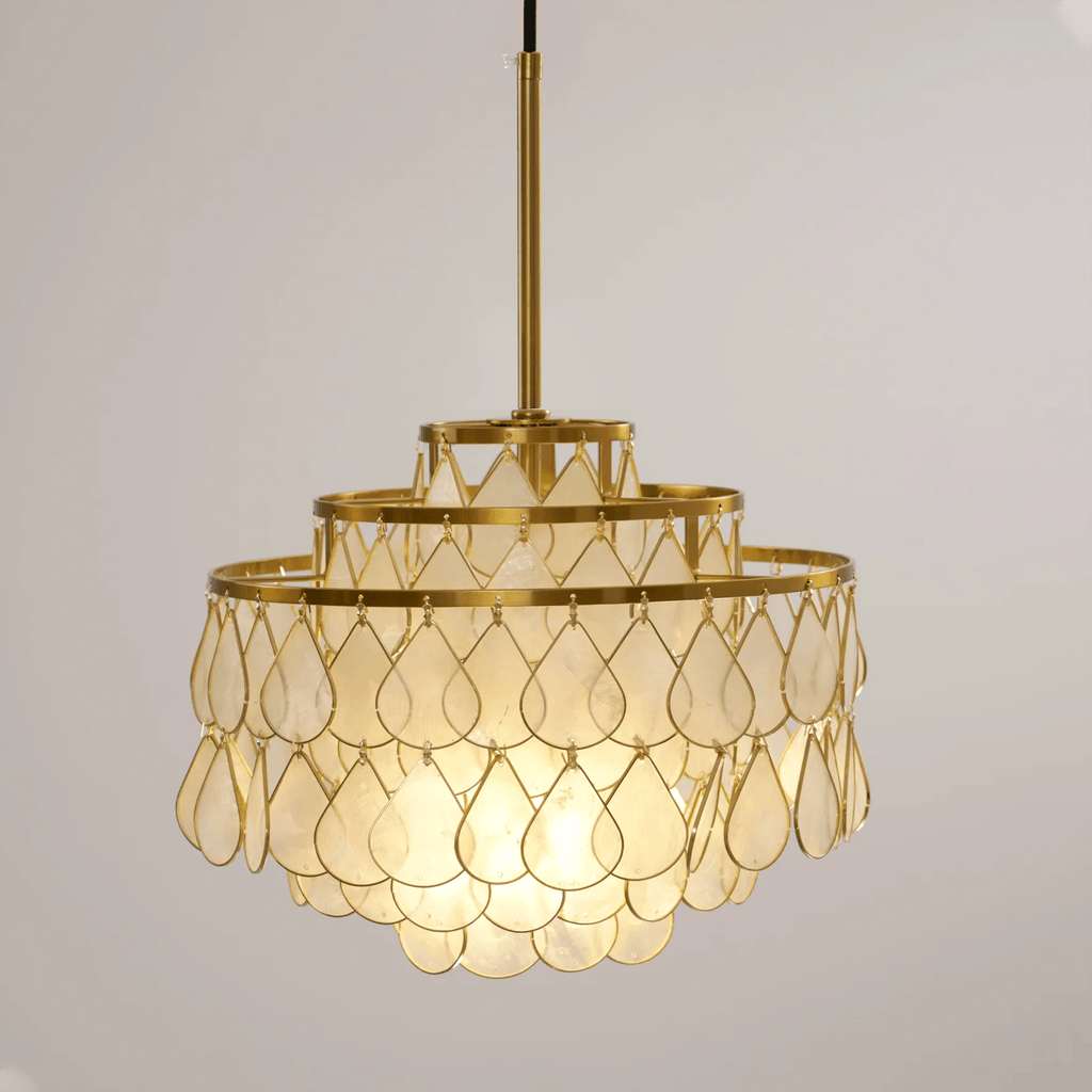 Savenwyn Shell Chandelier-Moonnatur