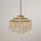 Savenwyn Shell Chandelier-Moonnatur