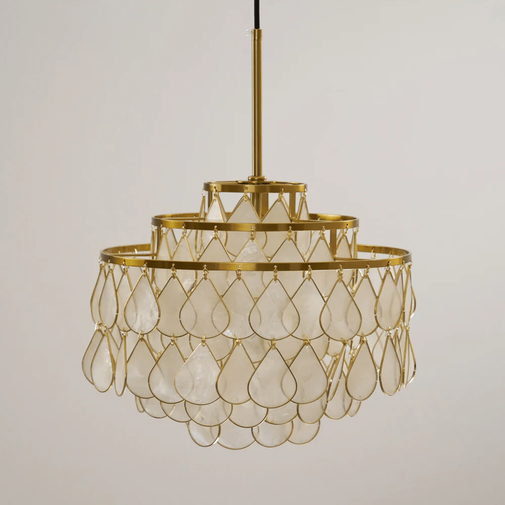 Savenwyn Shell Chandelier-Moonnatur