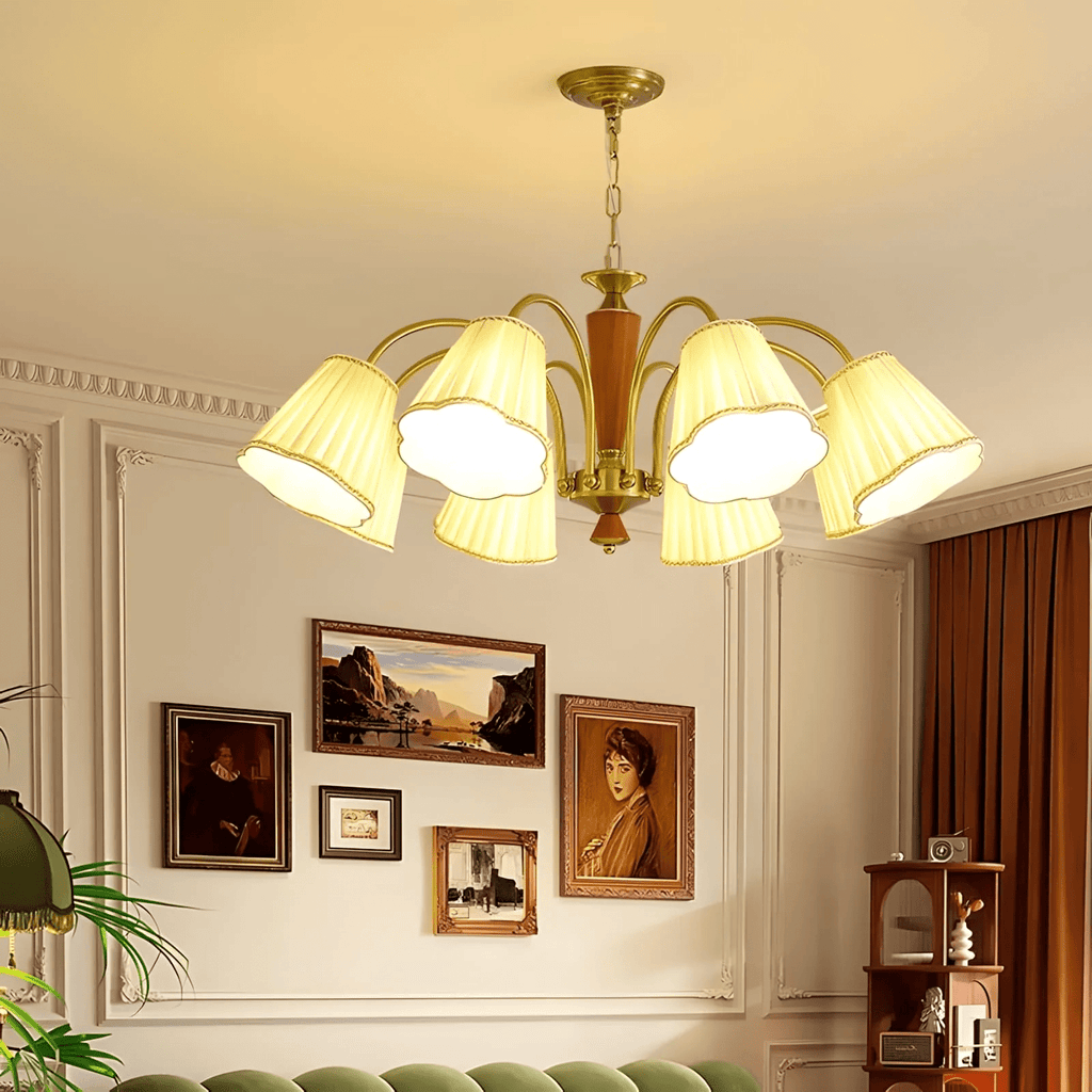 Selvenwynne Fabric Chandelier-Moonnatur