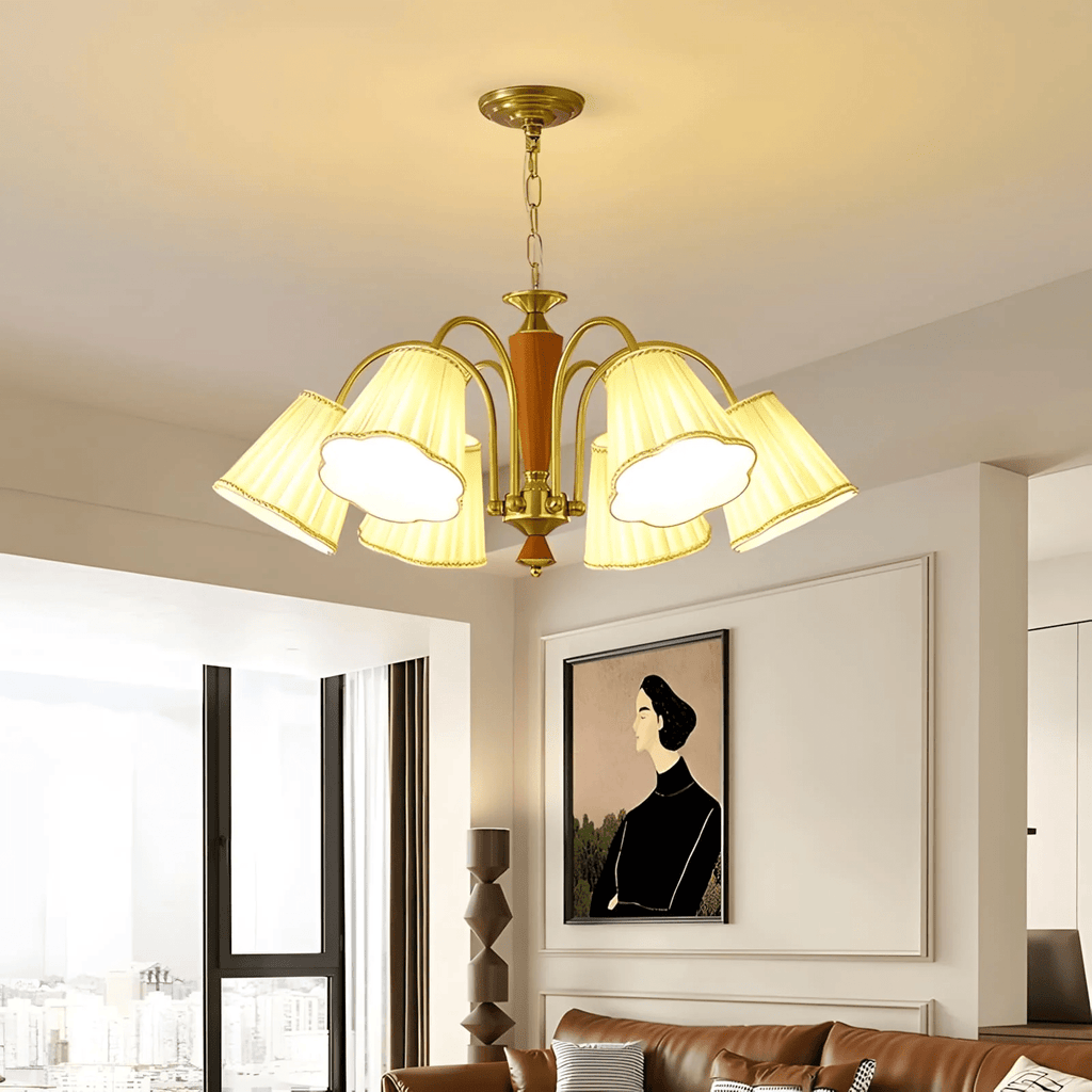 Selvenwynne Fabric Chandelier-Moonnatur