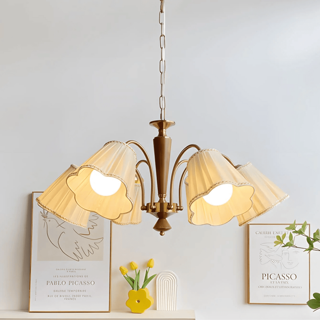 Selvenwynne Fabric Chandelier-Moonnatur
