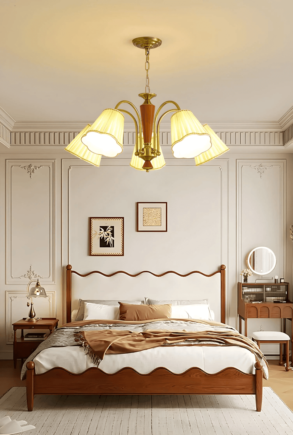 Selvenwynne Fabric Chandelier-Moonnatur