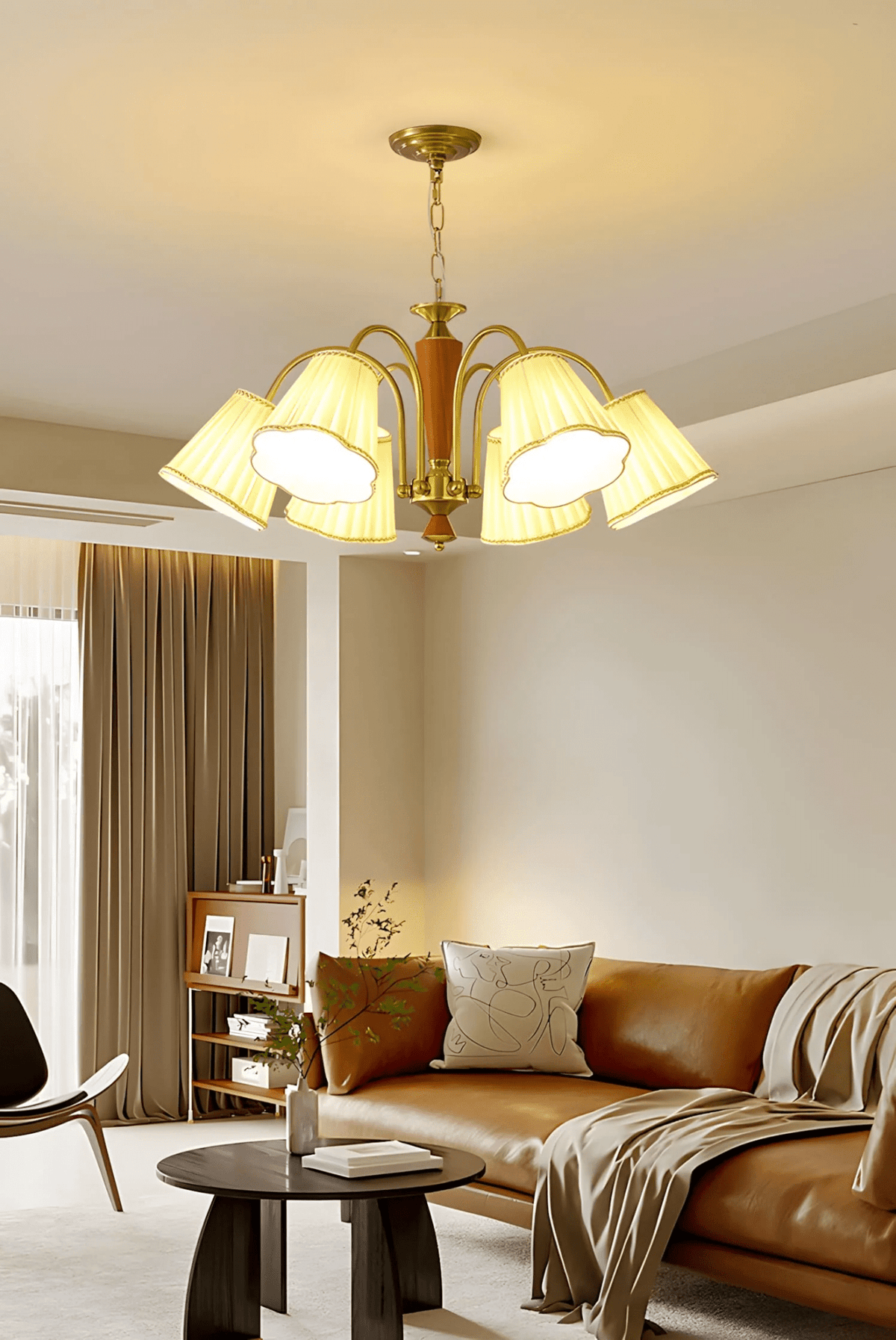 Selvenwynne Fabric Chandelier-Moonnatur