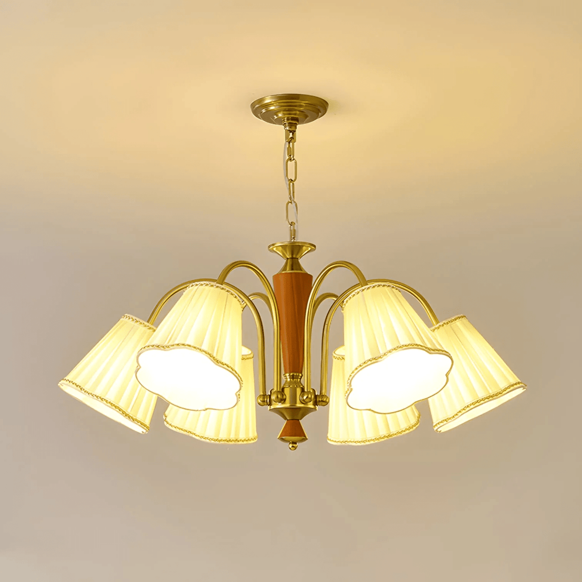 Selvenwynne Fabric Chandelier-Moonnatur
