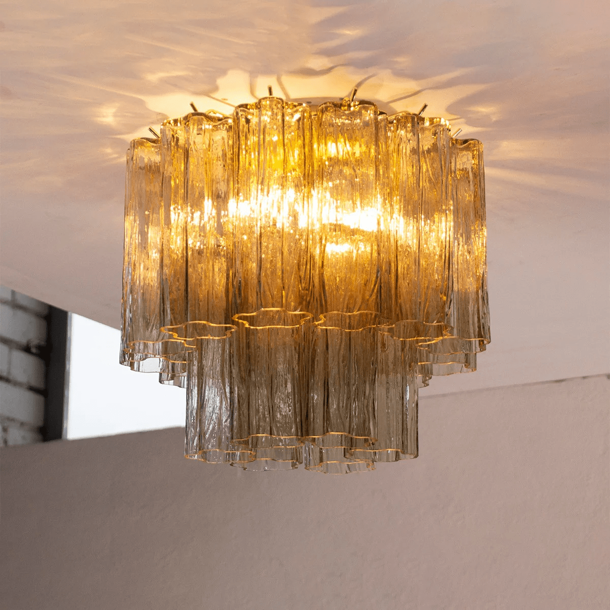 Amaranthia Glass Ceiling Light-Moonnatur