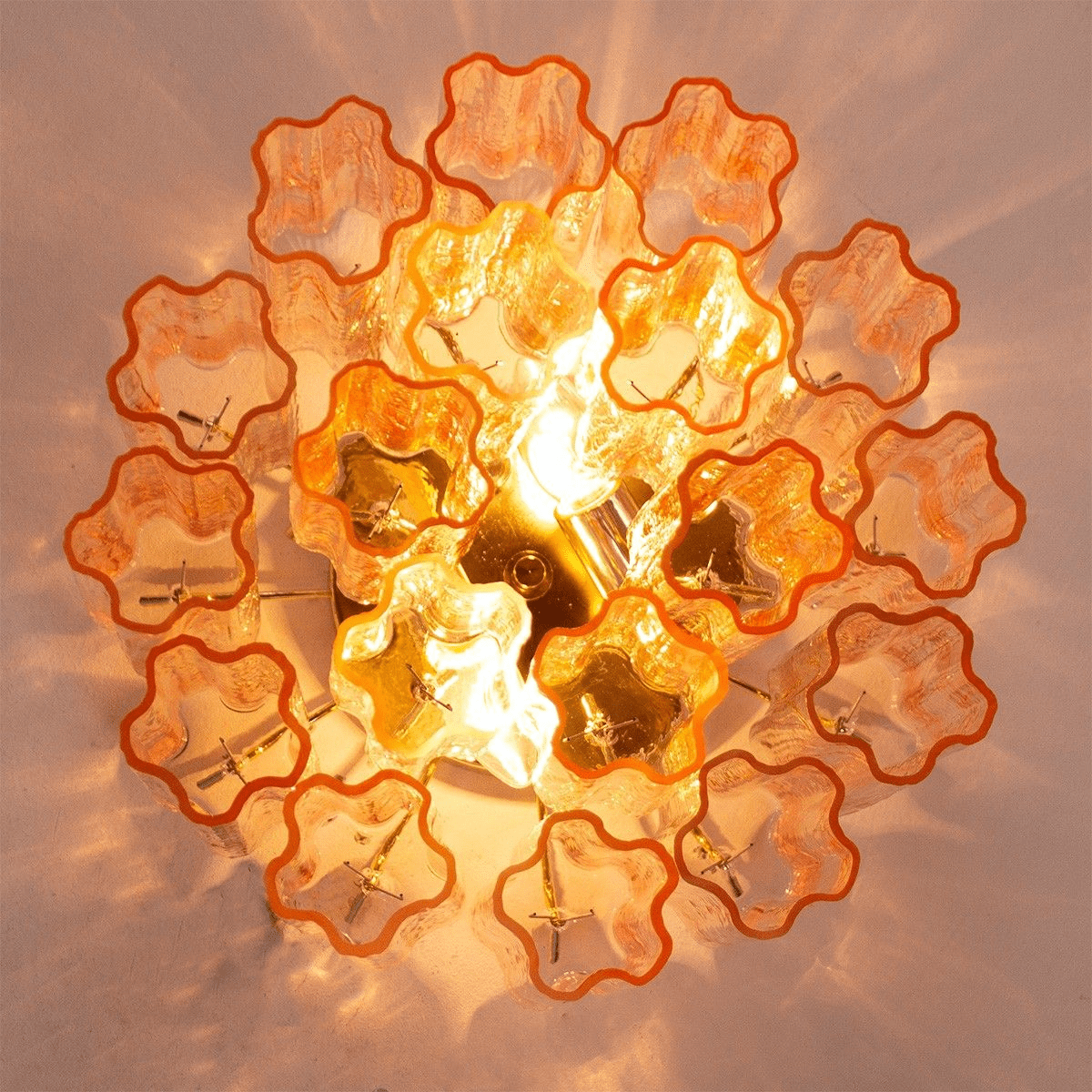 Amaranthia Glass Ceiling Light-Moonnatur