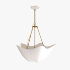 Tardenlynne Plaster Chandelier-Moonnatur