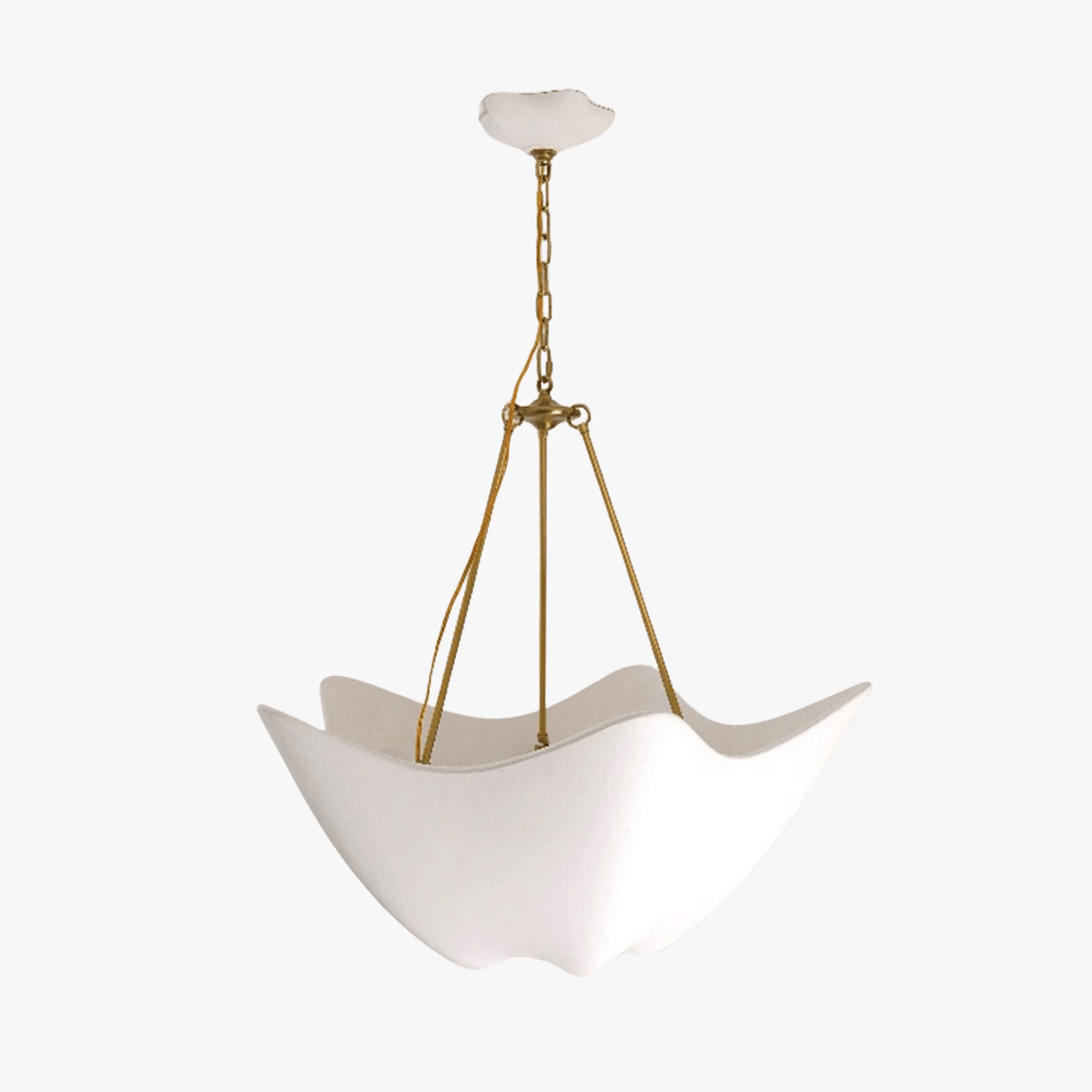Tardenlynne Plaster Chandelier-Moonnatur