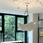 Tardenlynne Plaster Chandelier-Moonnatur