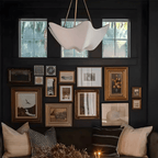 Tardenlynne Plaster Chandelier-Moonnatur