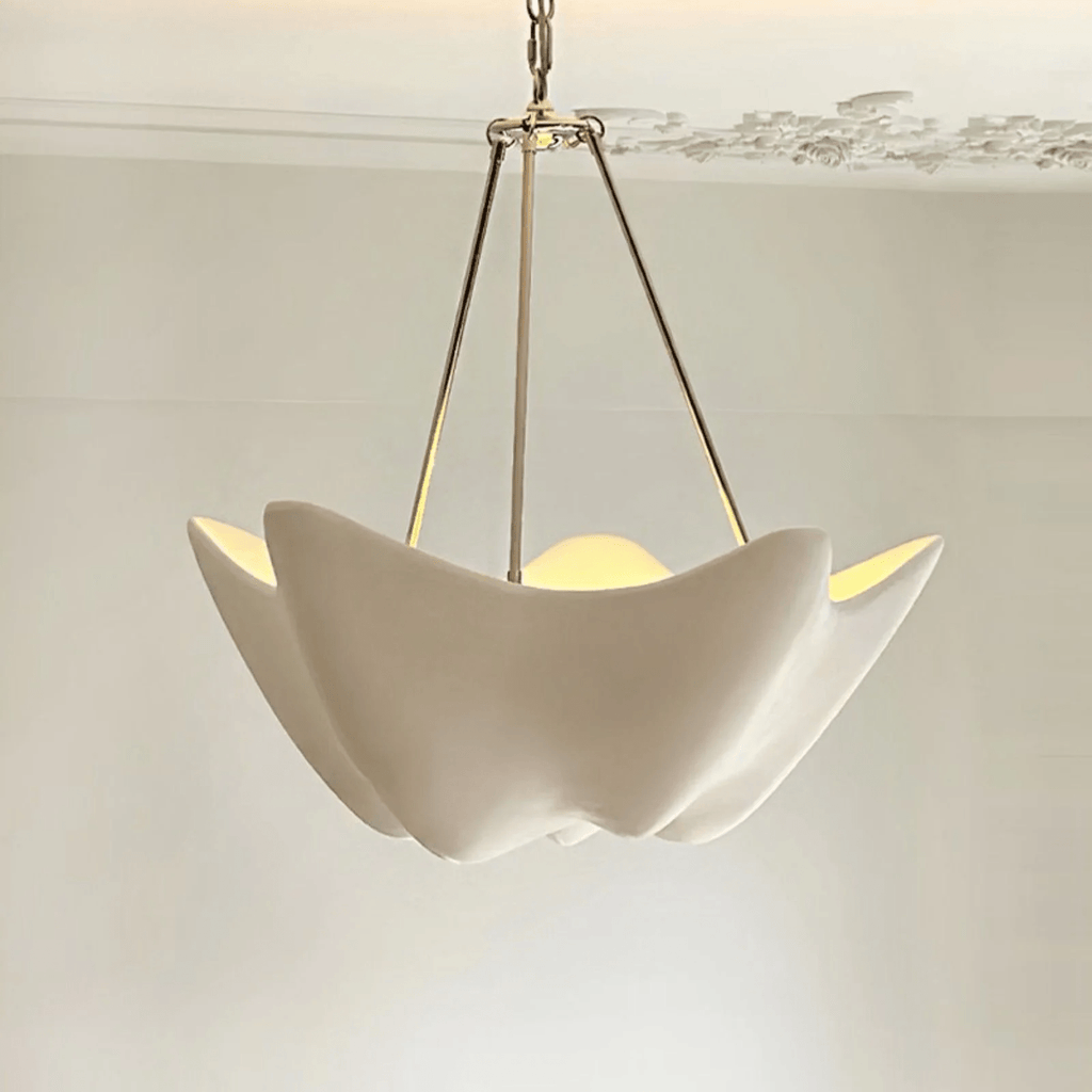 Tardenlynne Plaster Chandelier-Moonnatur