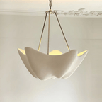 Tardenlynne Plaster Chandelier-Moonnatur