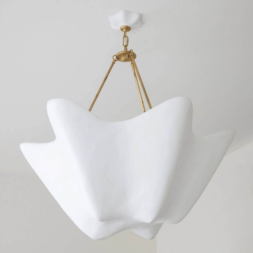Tardenlynne Plaster Chandelier-Moonnatur