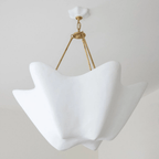 Tardenlynne Plaster Chandelier-Moonnatur