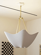 Tardenlynne Plaster Chandelier-Moonnatur