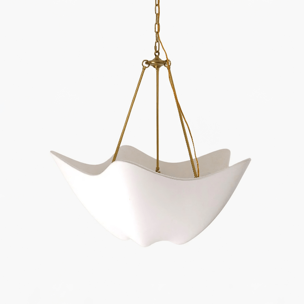 Tardenlynne Plaster Chandelier-Moonnatur