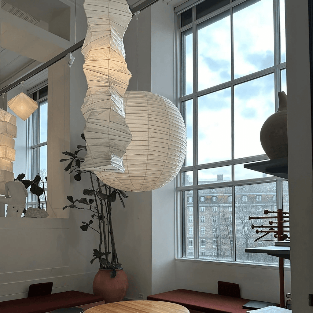 Tarnelora Paper Pendant Light-Moonnatur