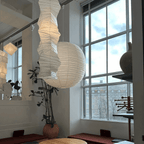 Tarnelora Paper Pendant Light-Moonnatur