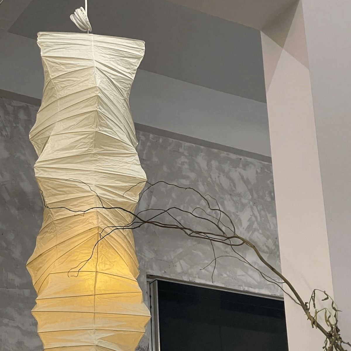 Tarnelora Paper Pendant Light-Moonnatur