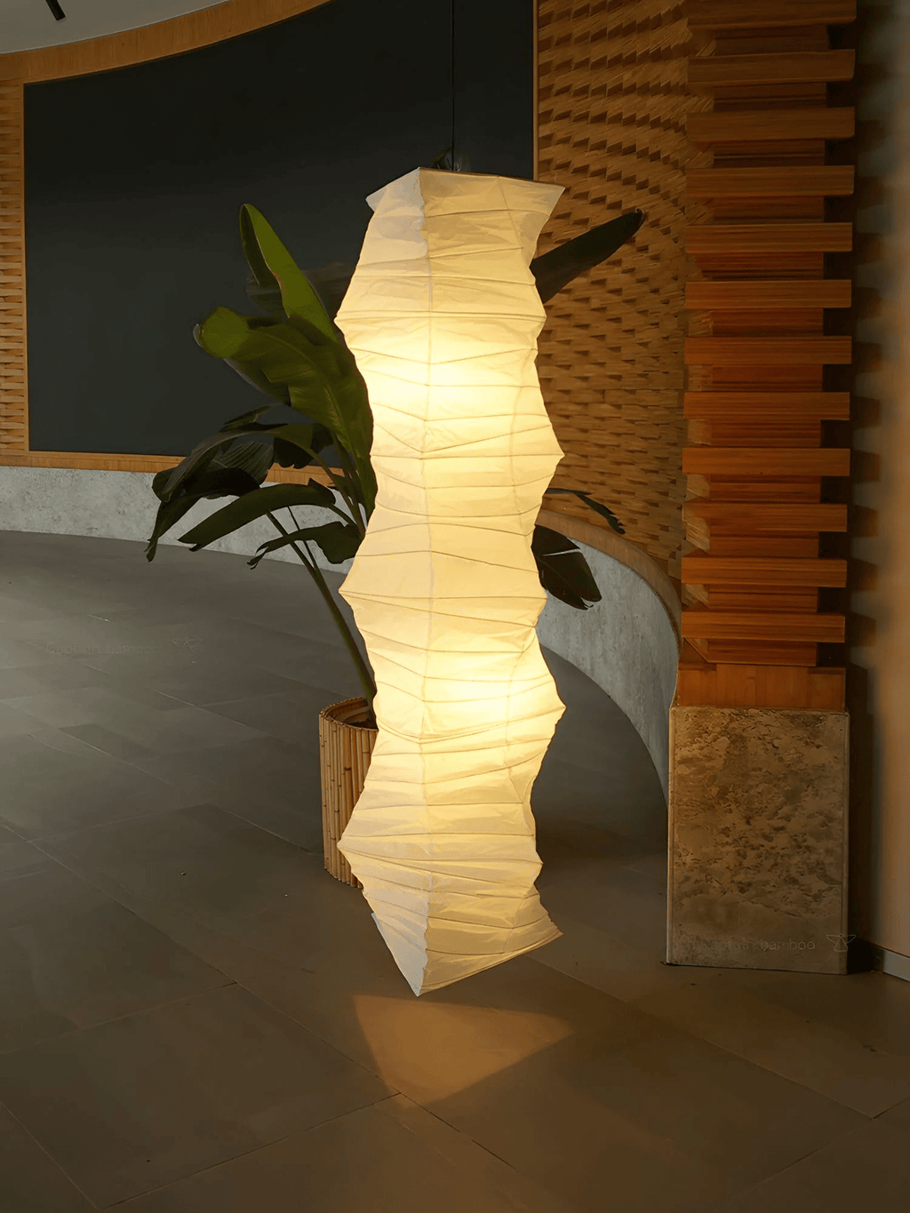 Tarnelora Paper Pendant Light-Moonnatur