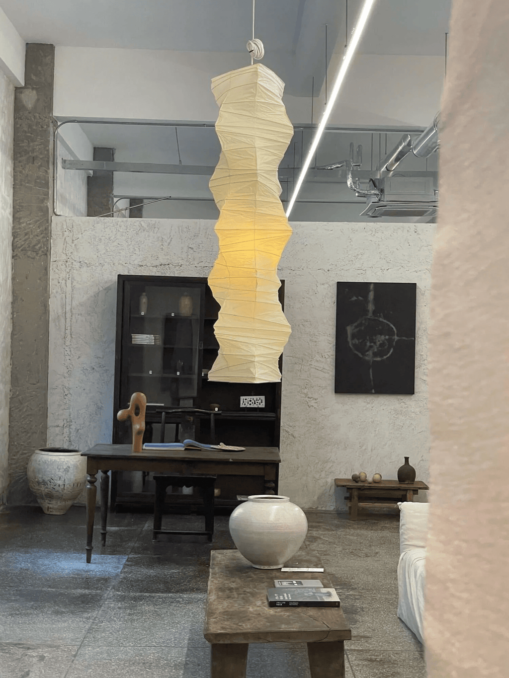 Tarnelora Paper Pendant Light-Moonnatur