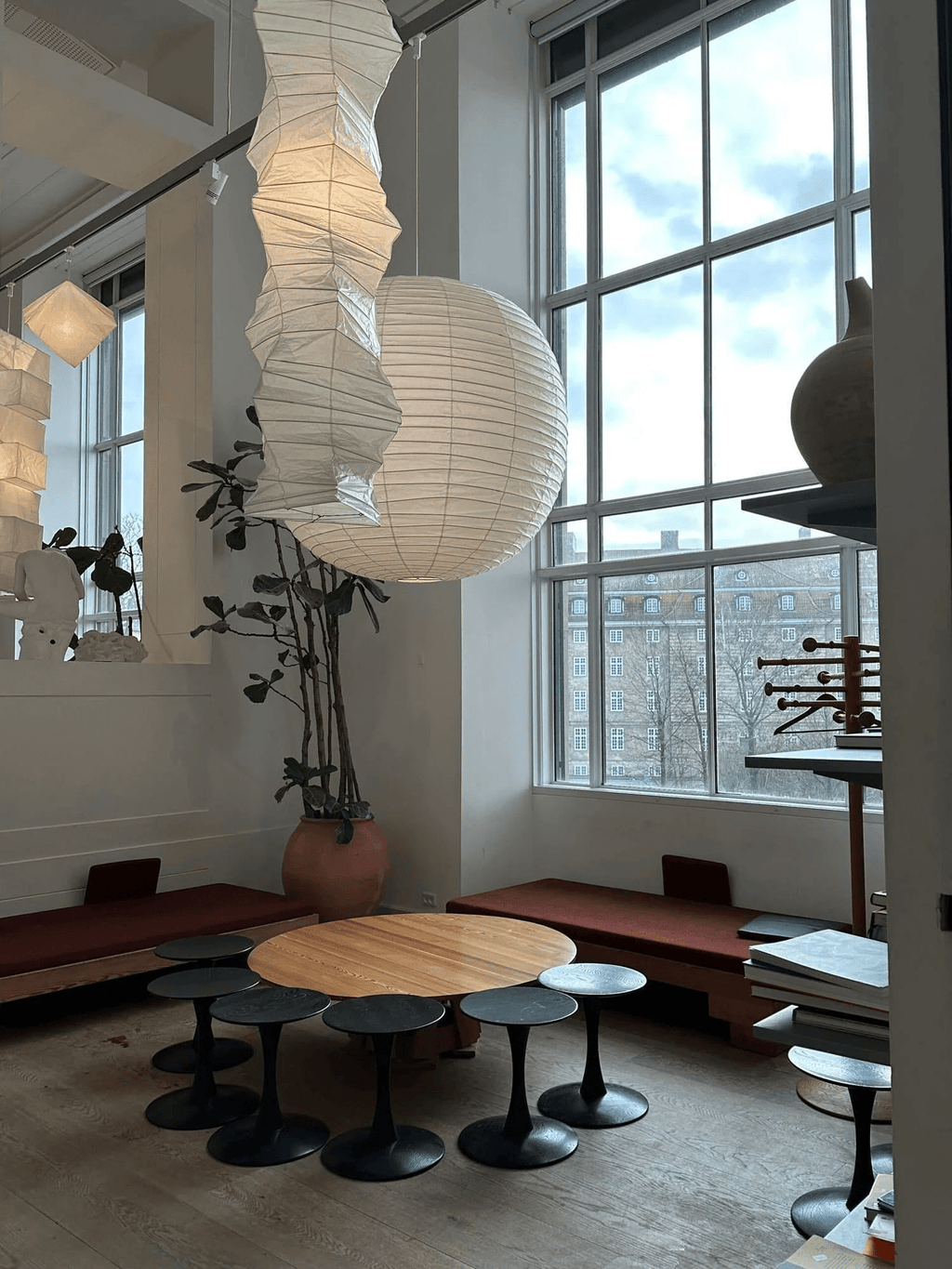 Tarnelora Paper Pendant Light-Moonnatur