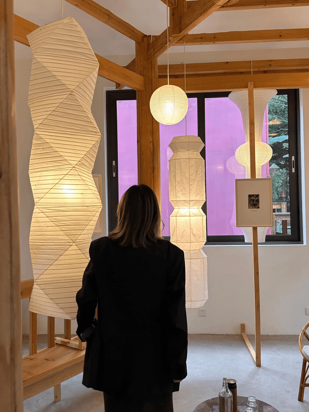Torrenelis Paper Pendant Light-Moonnatur
