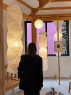 Torrenelis Paper Pendant Light-Moonnatur