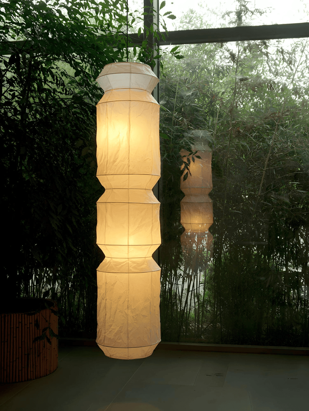Torrenelis Paper Pendant Light-Moonnatur