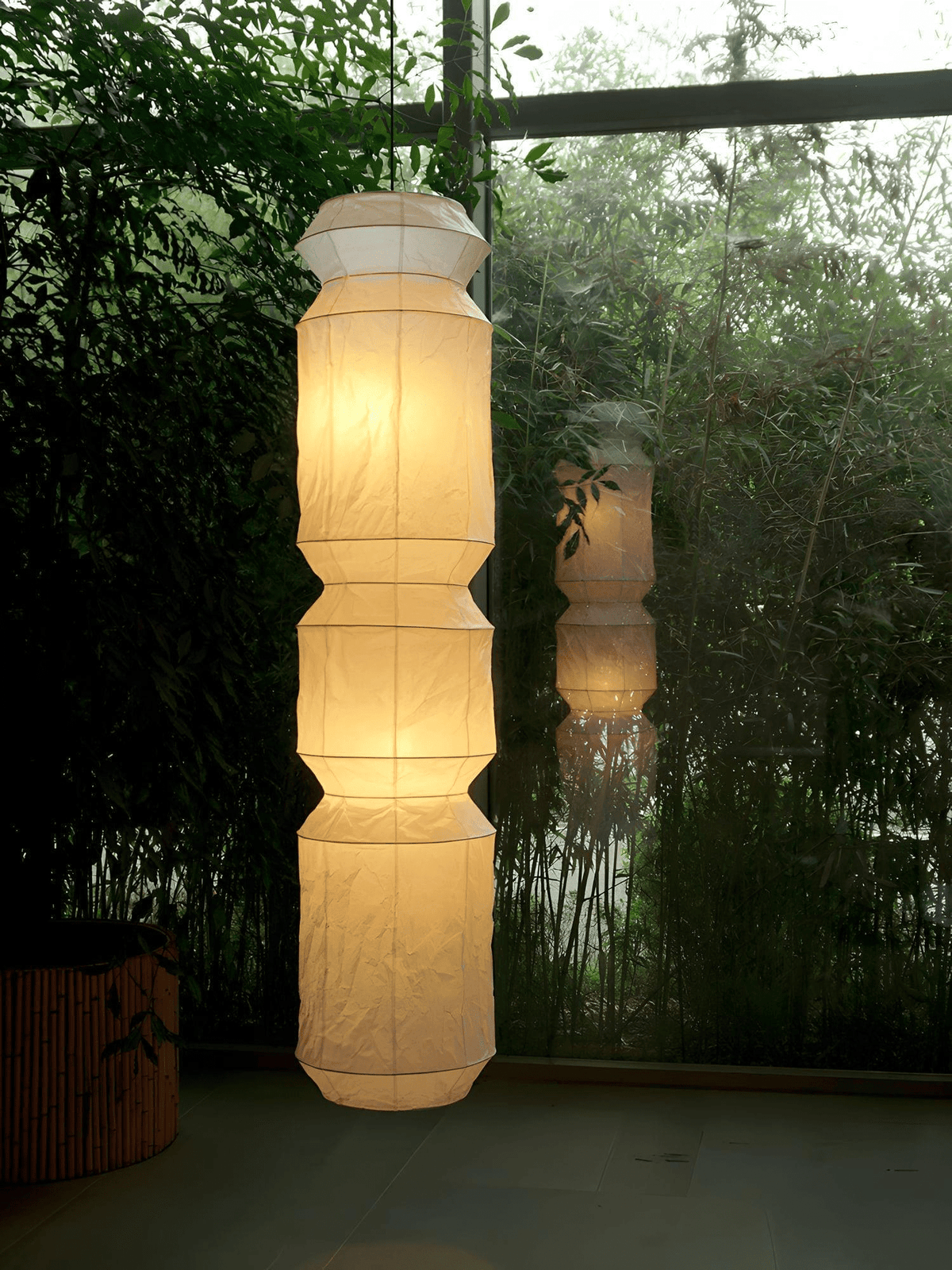 Torrenelis Paper Pendant Light-Moonnatur