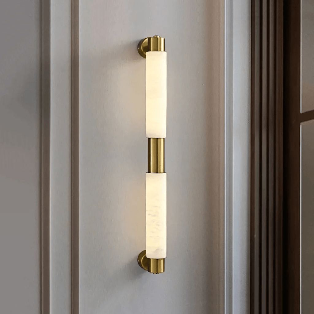 Verrenhaven Alabaster Wall Light-Moonnatur