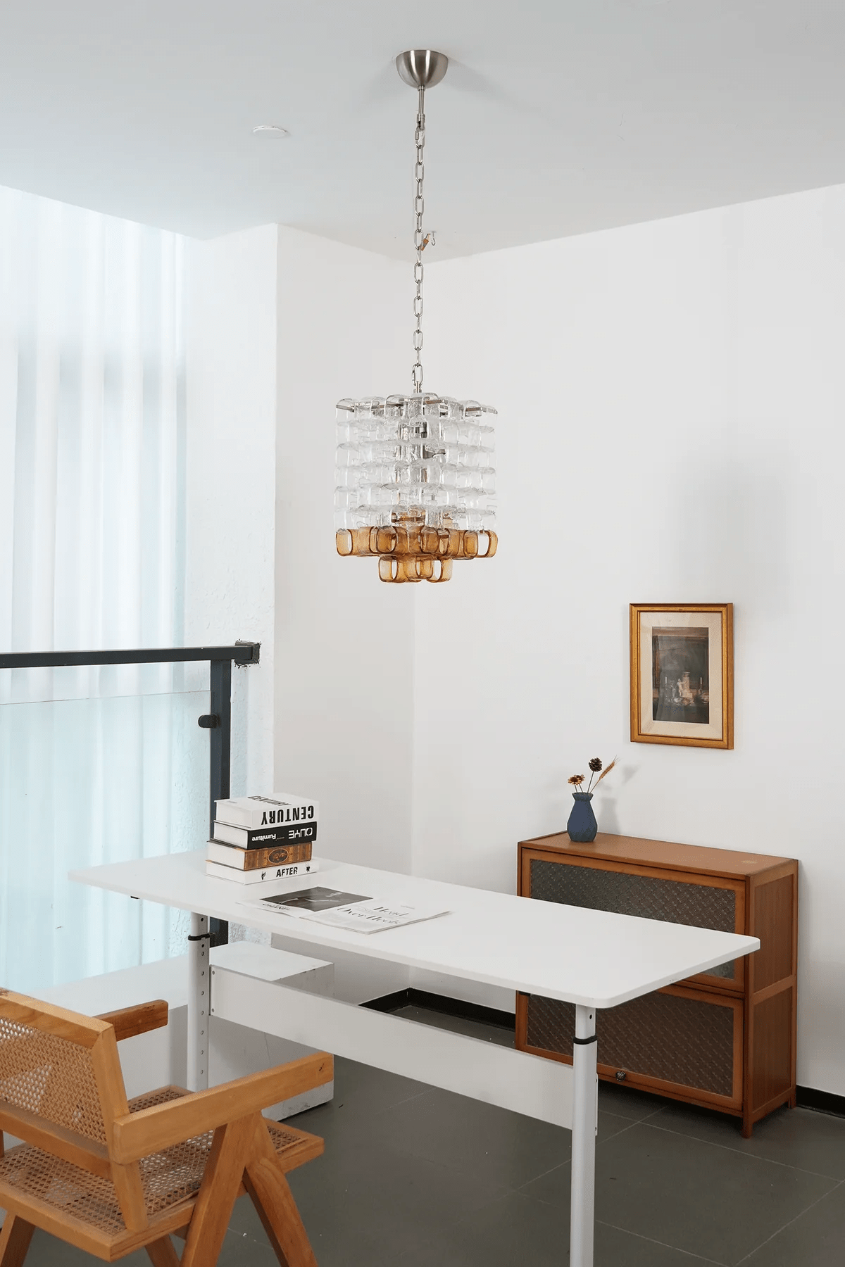 Bellina Glass Chandelier-Moonnatur