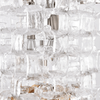 Bellina Glass Chandelier-Moonnatur