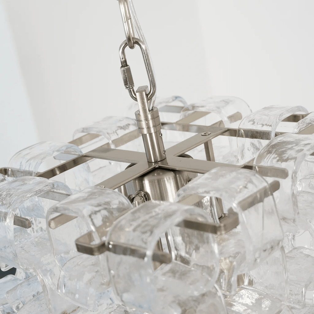 Bellina Glass Chandelier-Moonnatur