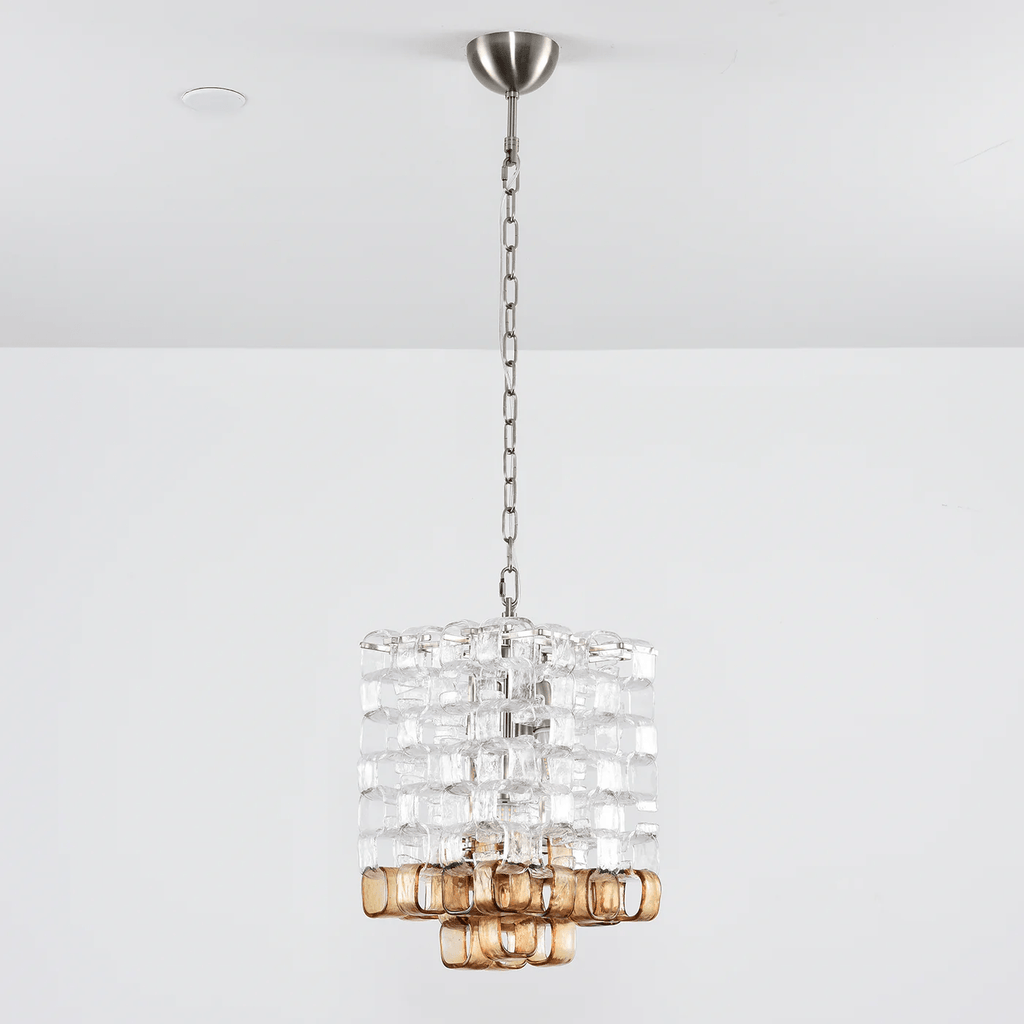 Bellina Glass Chandelier-Moonnatur