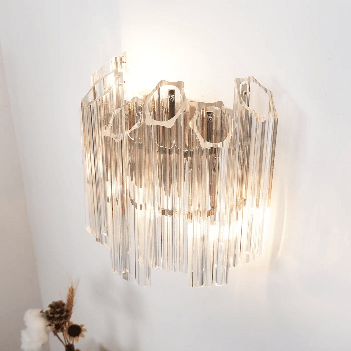 Edrenis Glass Wall Light-Moonnatur
