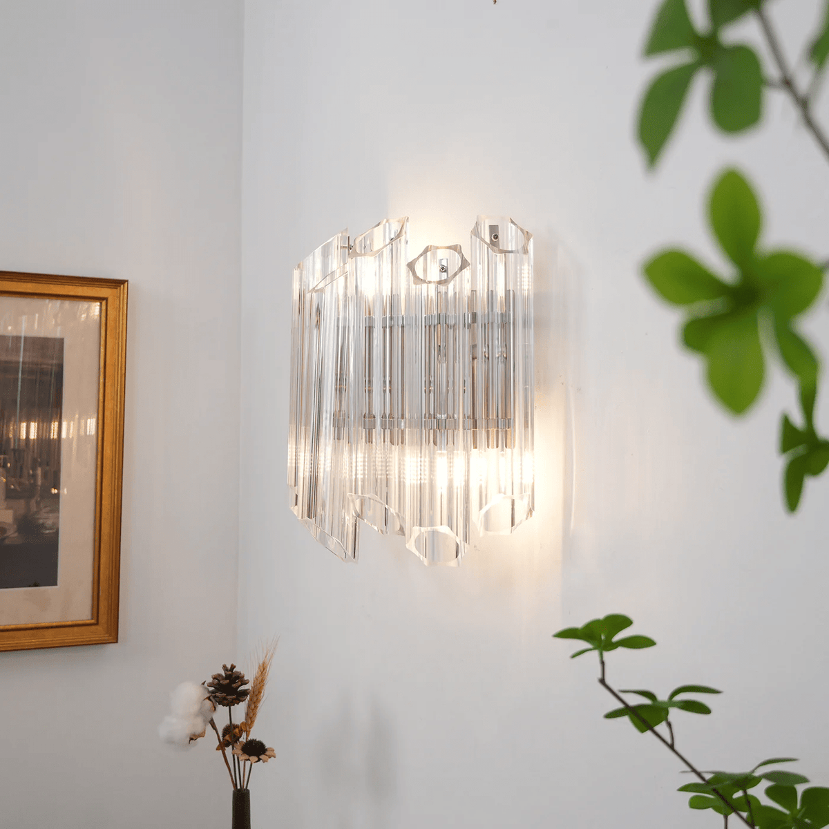 Edrenis Glass Wall Light-Moonnatur