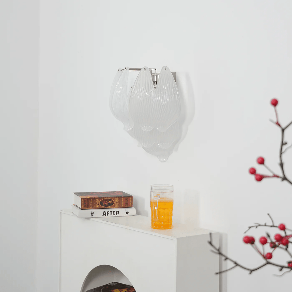 Dunselina Glass Wall Light-Moonnatur