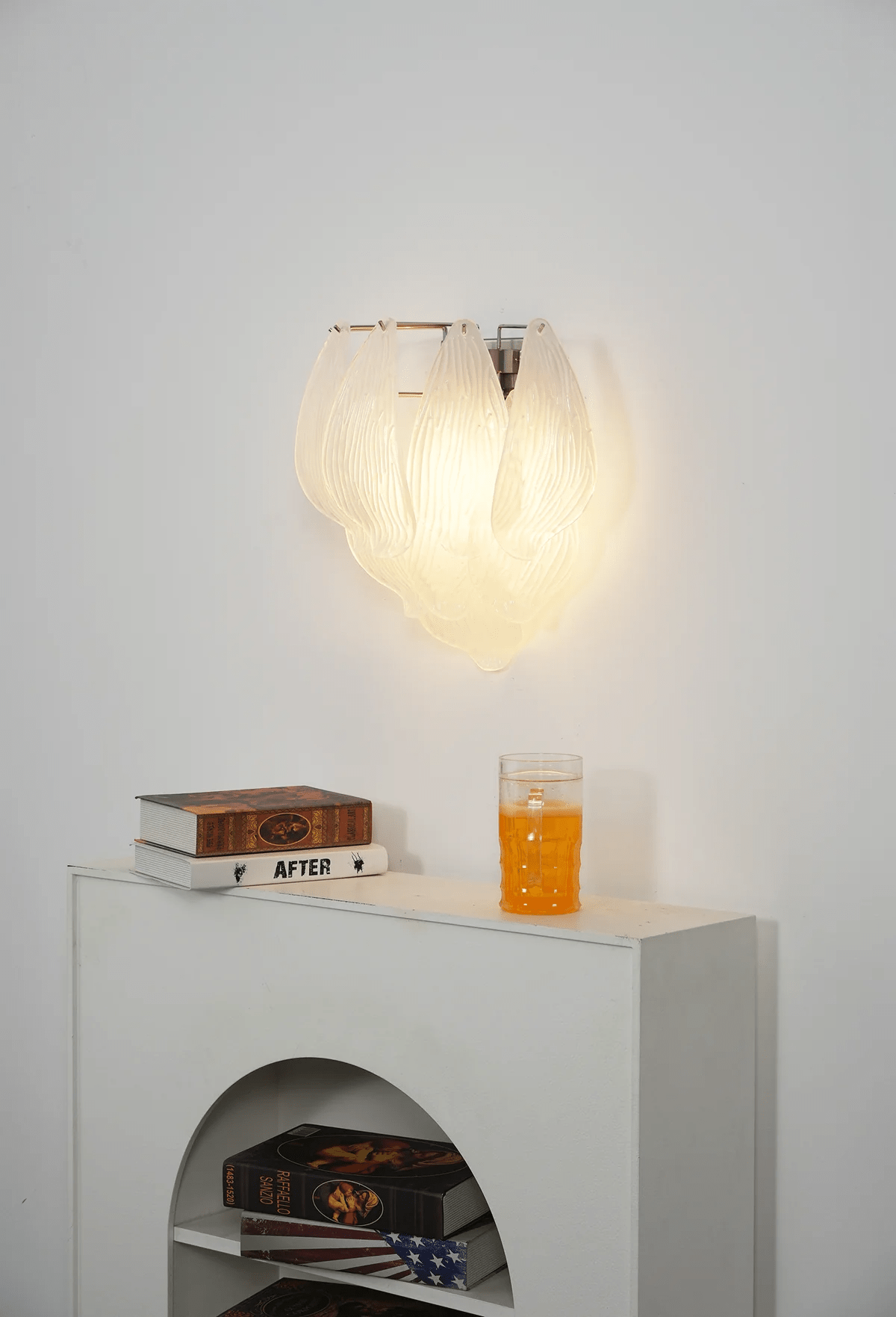 Dunselina Glass Wall Light-Moonnatur