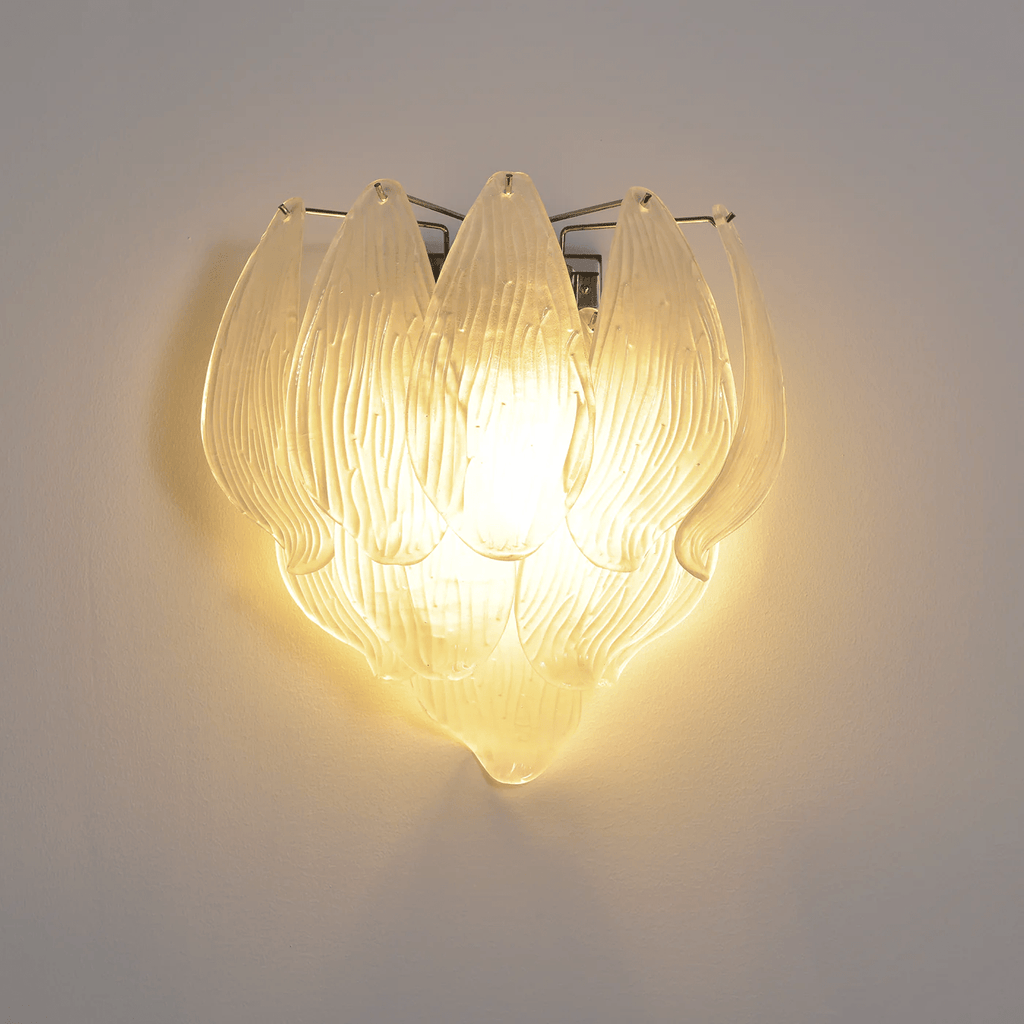 Dunselina Glass Wall Light-Moonnatur