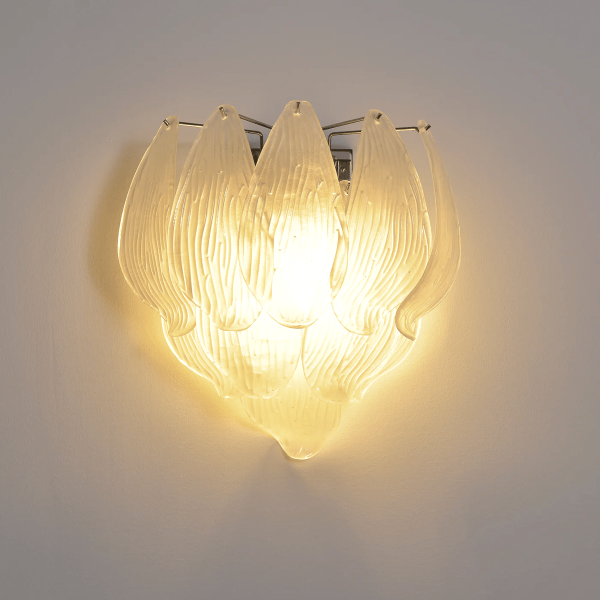 Dunselina Glass Wall Light-Moonnatur