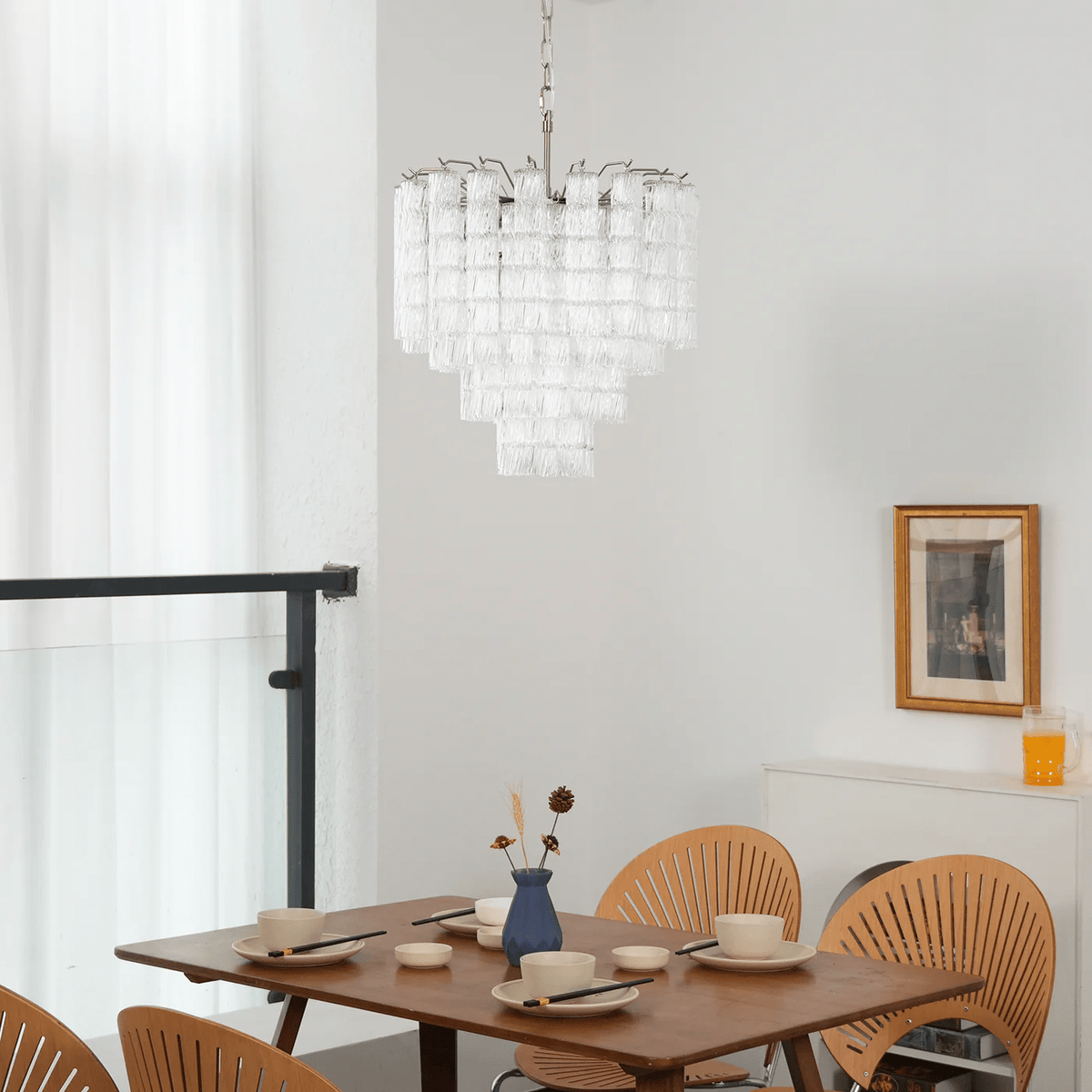 Dorreniel Glass Chandelier-Moonnatur