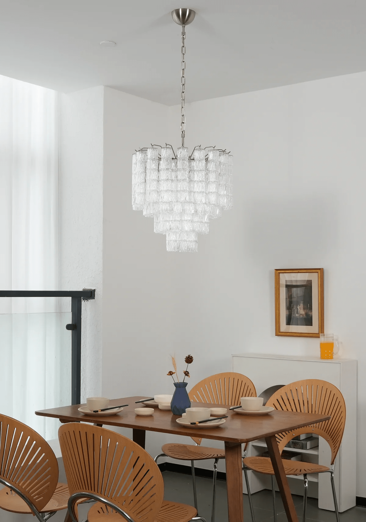 Dorreniel Glass Chandelier-Moonnatur