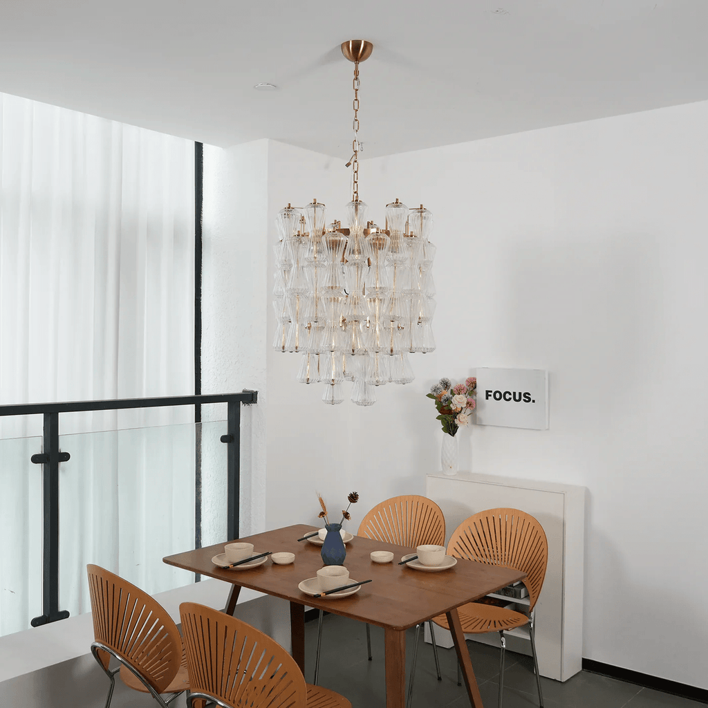 Deneleth Glass Chandelier-Moonnatur