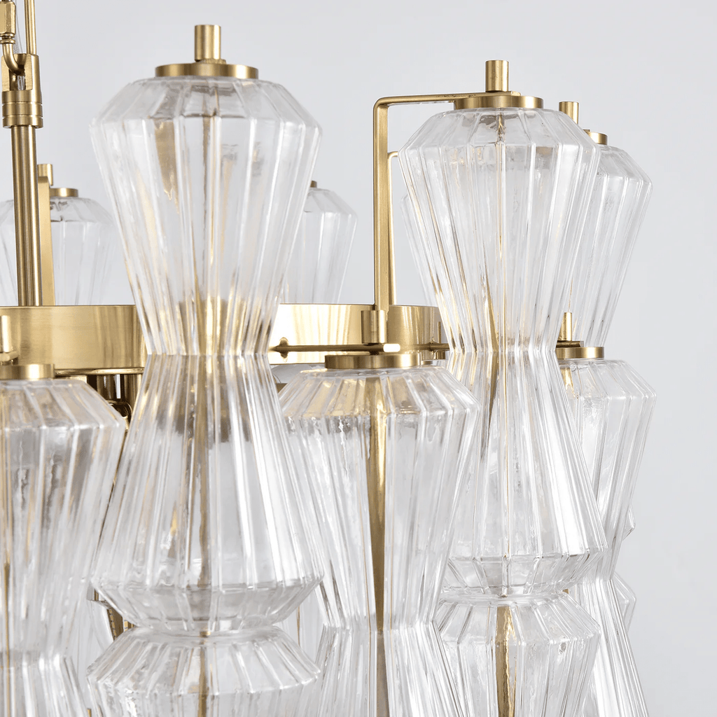 Deneleth Glass Chandelier-Moonnatur