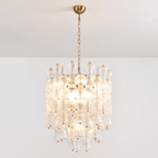 Deneleth Glass Chandelier-Moonnatur