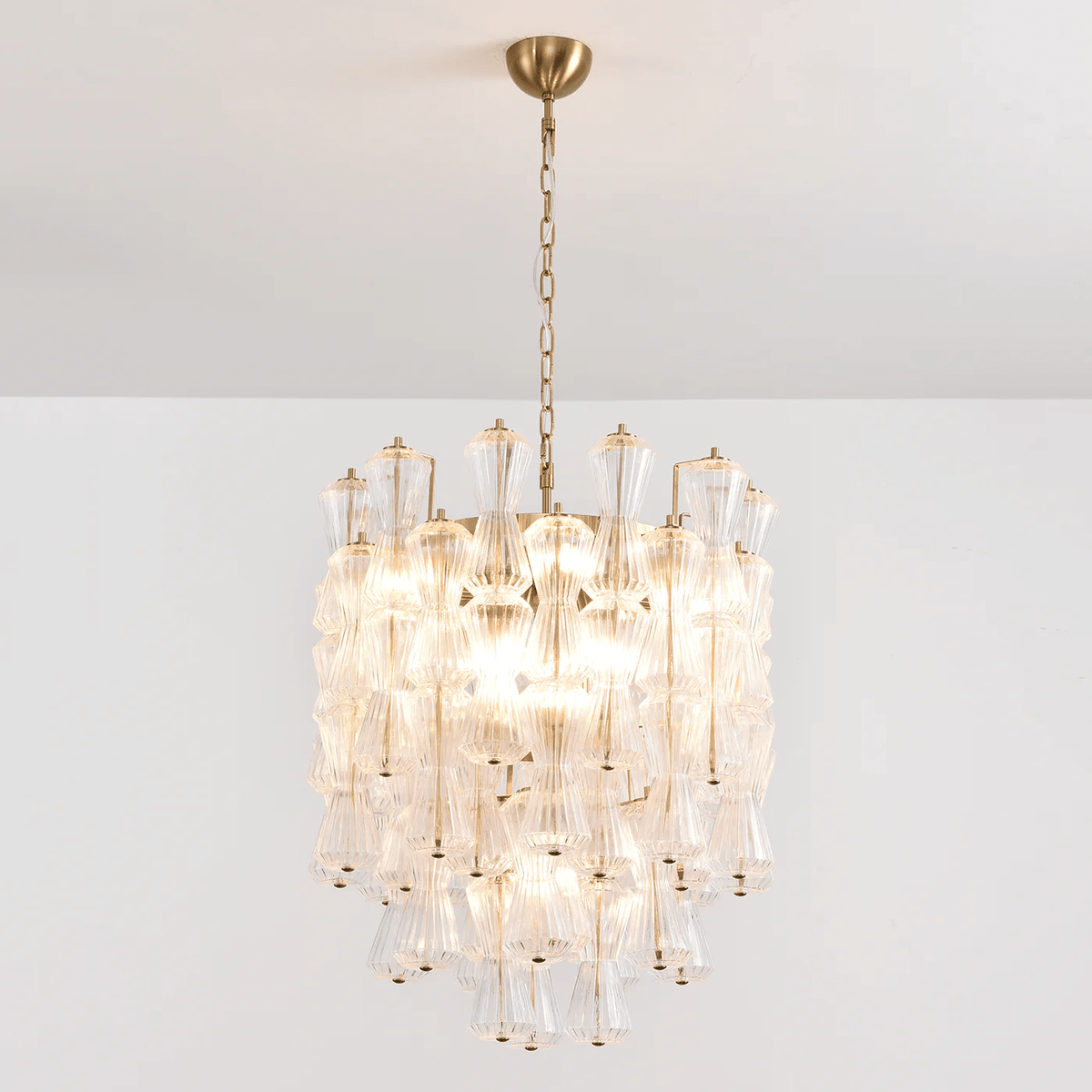 Deneleth Glass Chandelier-Moonnatur